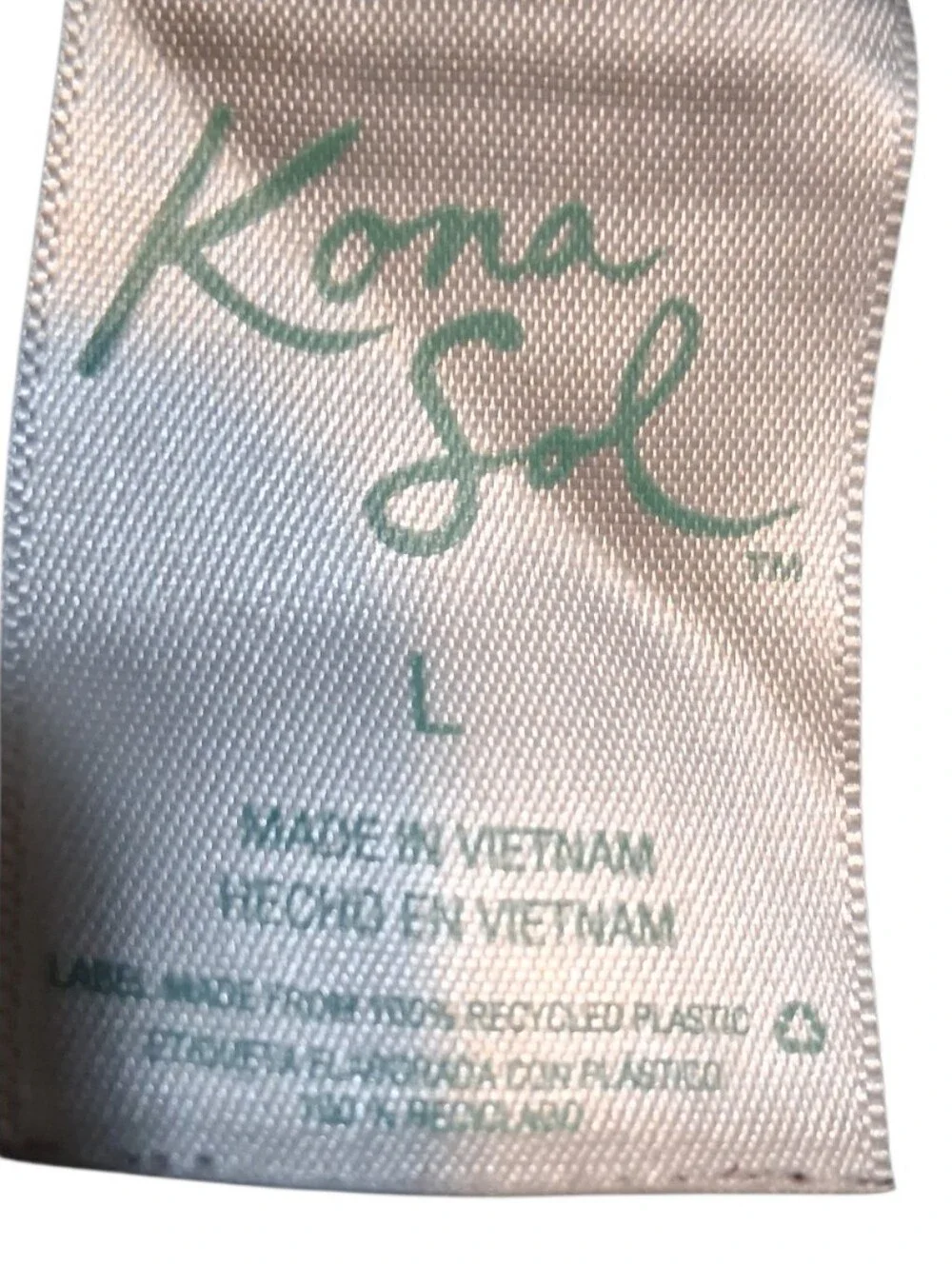 Kona Sol Black High Waist Swim Bike Shorts Women's Size Large Active Athleisure